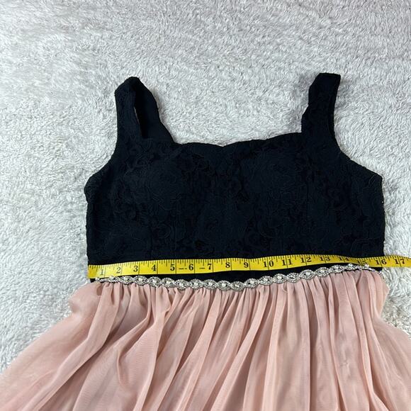 Jodi Kristopher tulle and lace cocktail party dress, size 13 - Picture 6 of 9